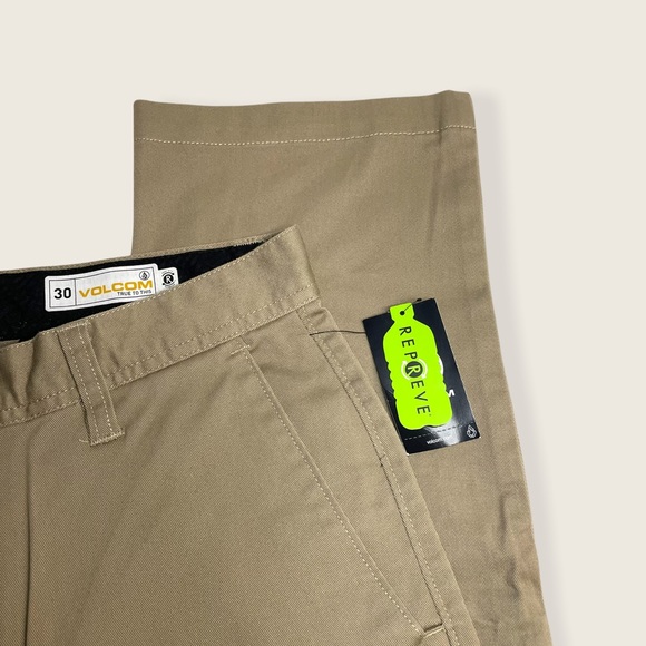 Volcom - Frickin Modern Straight Pant - Khaki - 30 - Picture 5 of 10